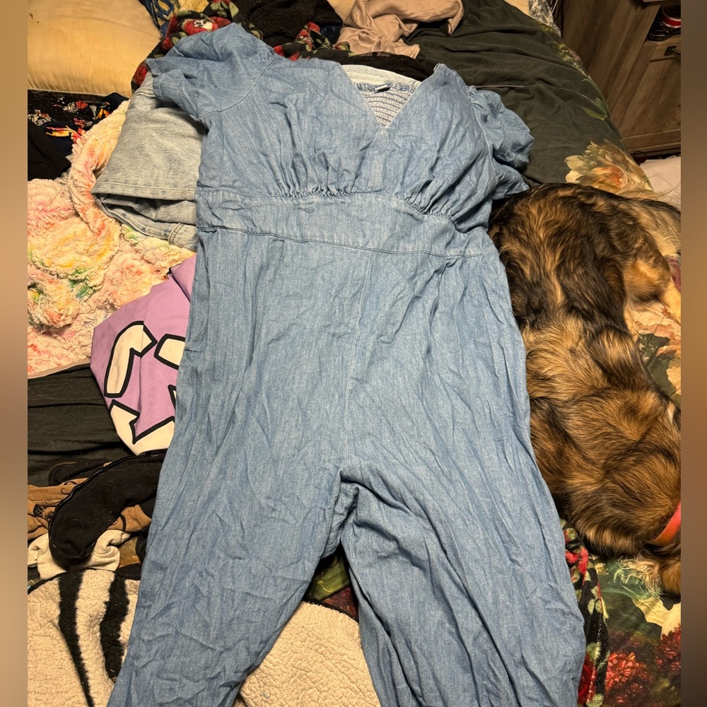 Old Navy Cute Denim Jumpsuit size XXL